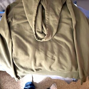 XL Green pullover North Face
